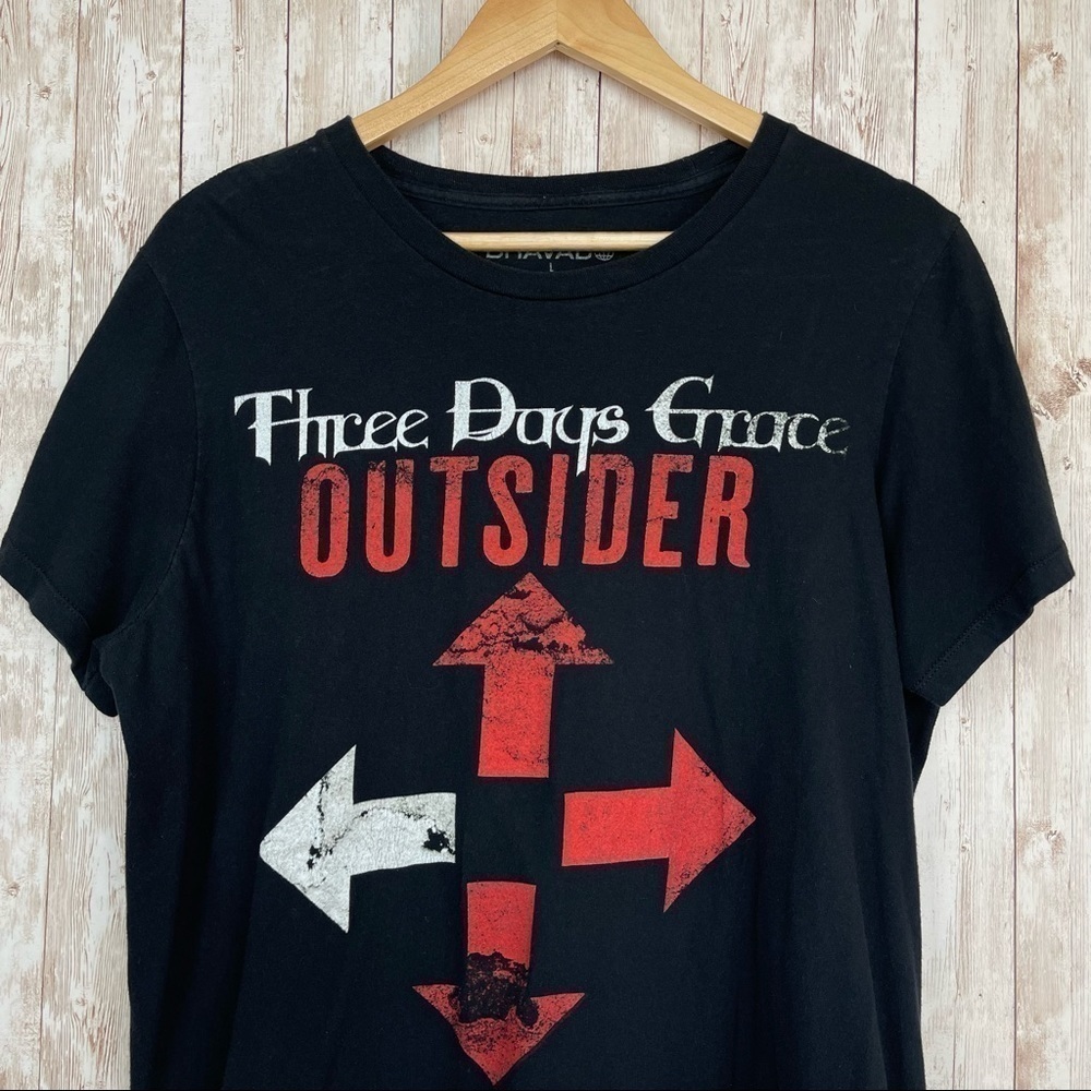 Bravado “Three Days Grace” Graphic Band Top Size Large Women - Picture 2 of 7